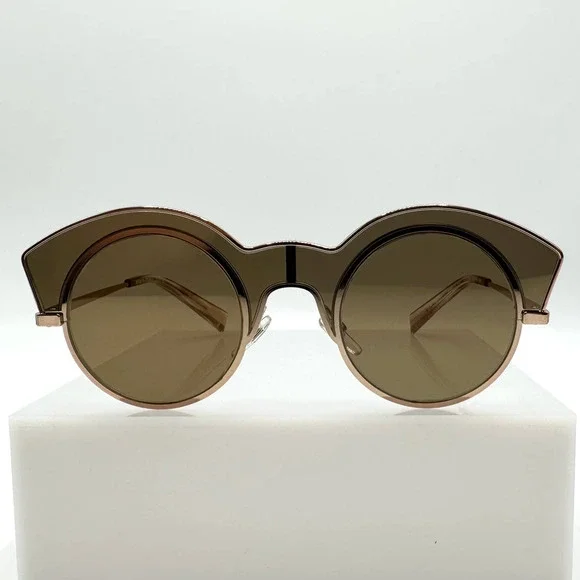 Mikli Wrap Sunglasses Womens‎ Brown Amber Sport Shield Designer Eyewear Alain Mikli Brown Brown Sunglasses for Women for sale | eBay main image 4